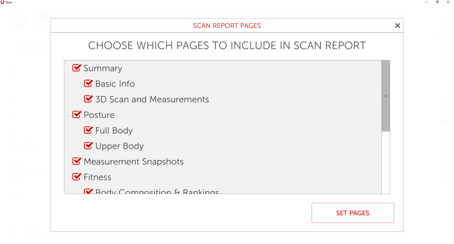 Customize reports