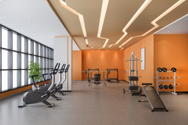 modern-orange-loft-gym-fitness