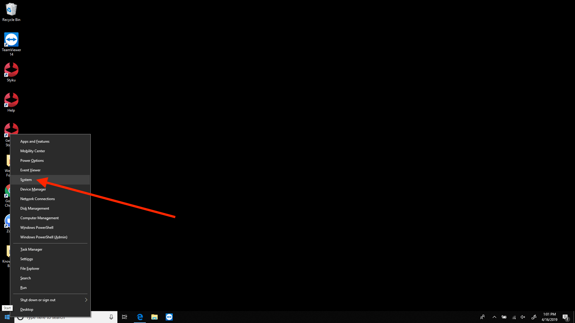 system